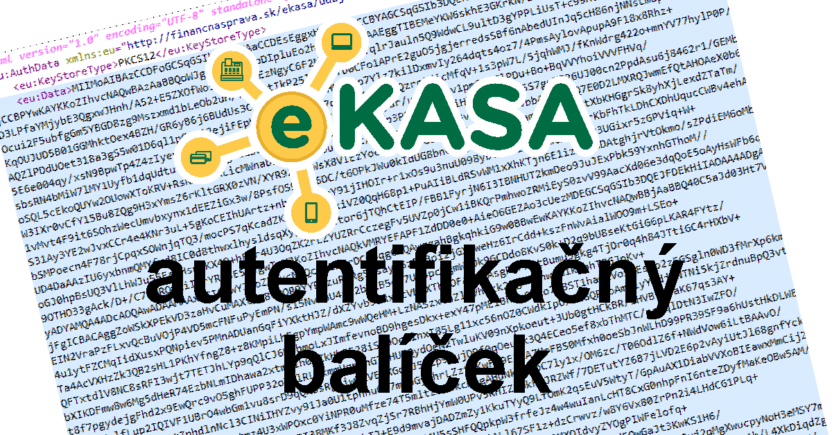 Autentifikačný balíček e-Kasa