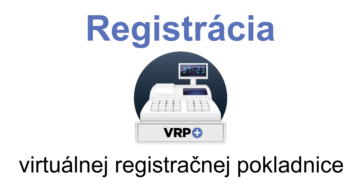 Registrácia virtuálnej registračnej pokladnice
