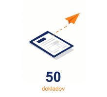 Balíček 50 e‑faktúr pre POHODU a mPohodu — Odosielanie cez digitálneho poštára