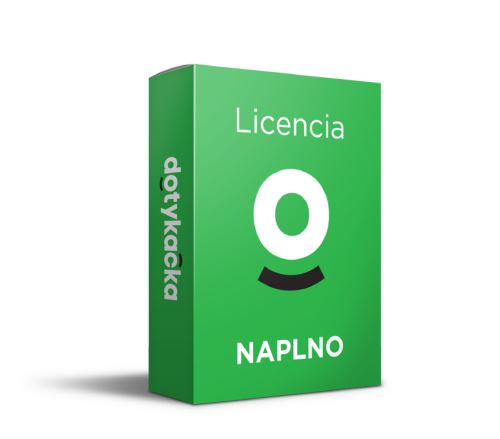 Licencia Dotykačka NAPLNO